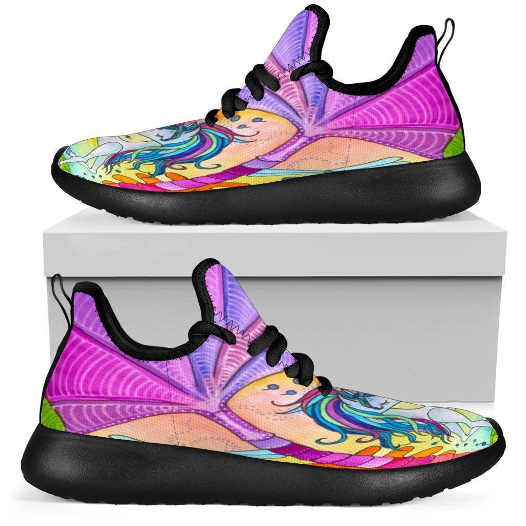 Magic Unicorn Mesh Knit Sneakers