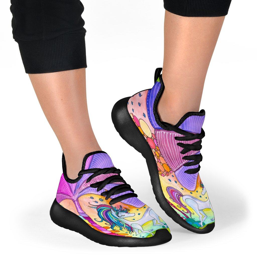 Magic Unicorn Mesh Knit Sneakers