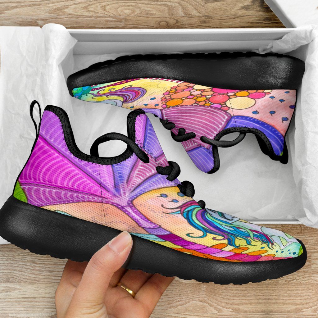 Magic Unicorn Mesh Knit Sneakers