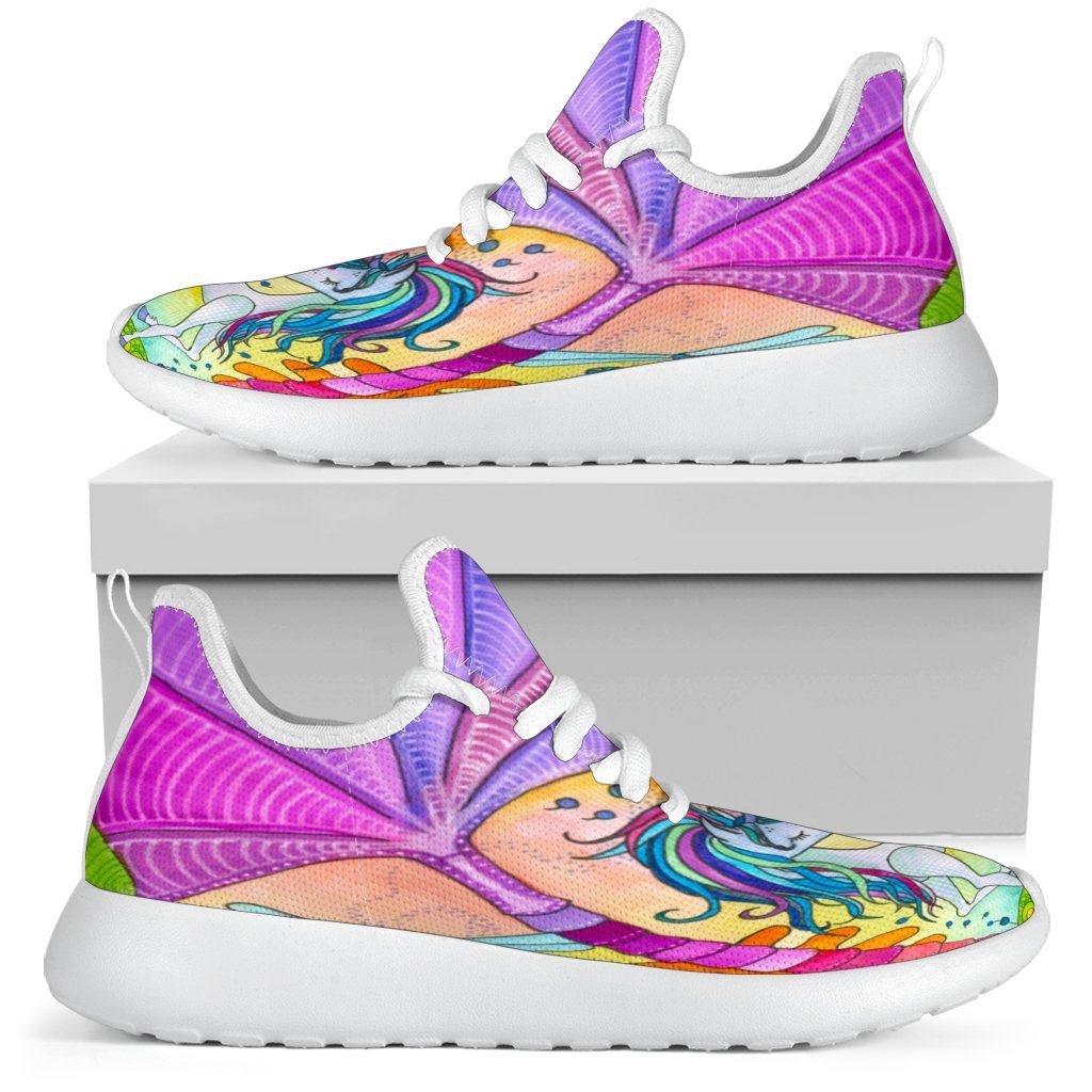 Magic Unicorn Mesh Knit Sneakers