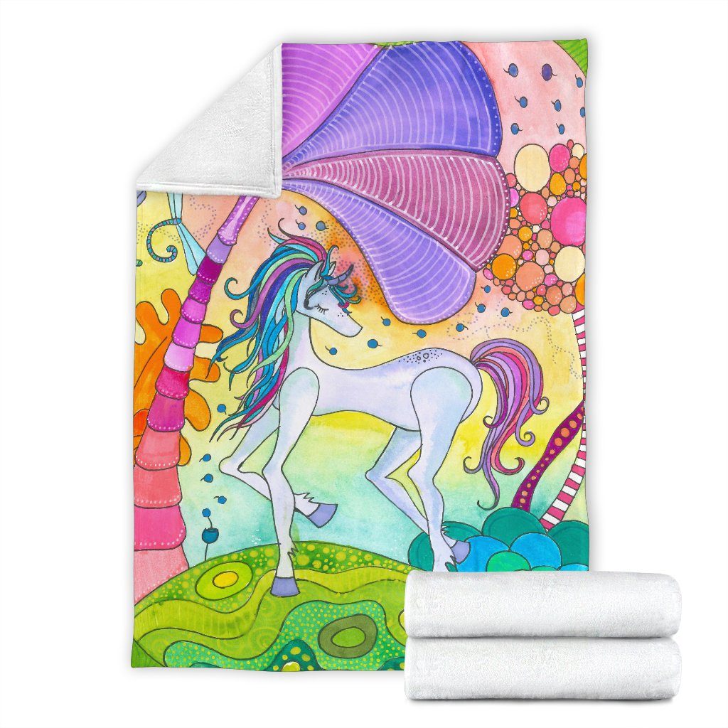 Magic Unicorn Premium Blanket