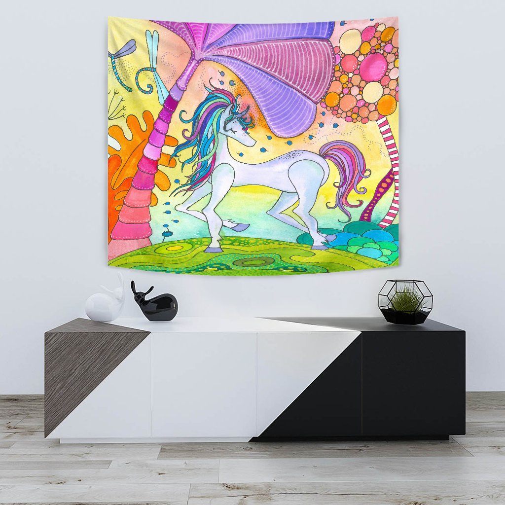 Magic Unicorn Wall Tapestry