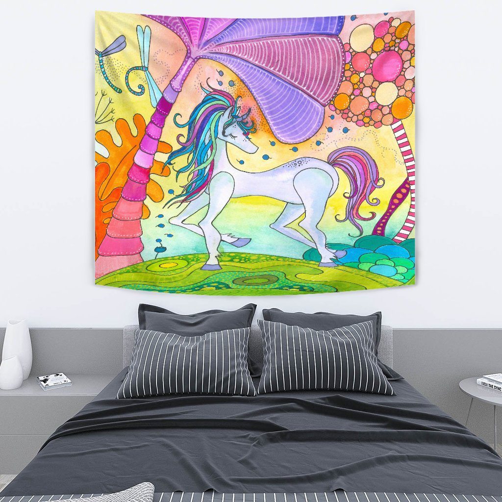 Magic Unicorn Wall Tapestry
