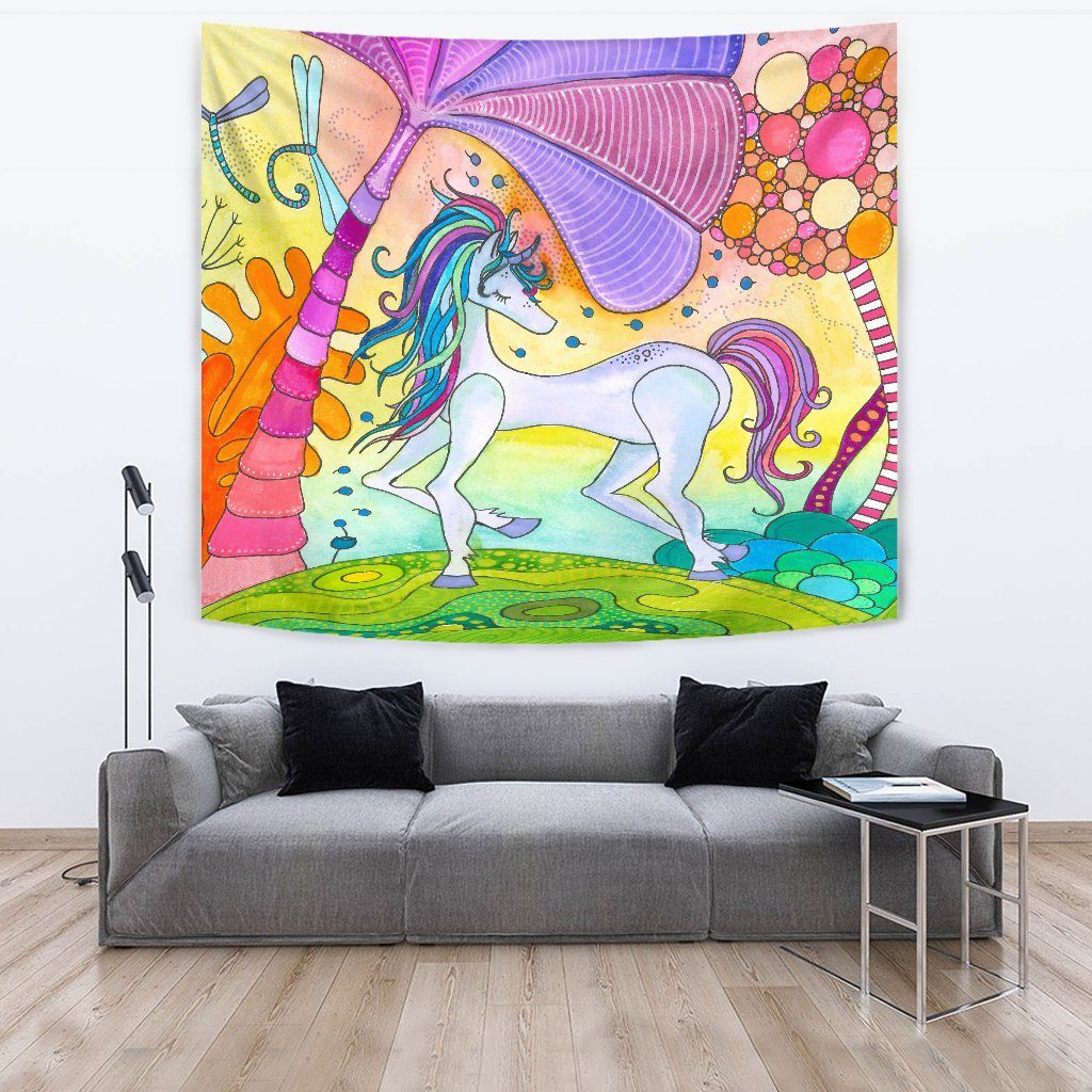 Magic Unicorn Wall Tapestry