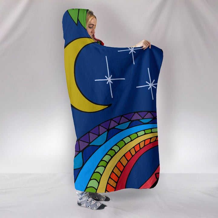 Moon Light Hooded Blanket