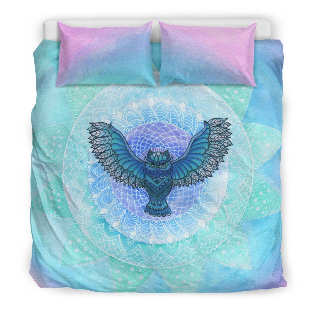 Owl Mandala Bedding Set