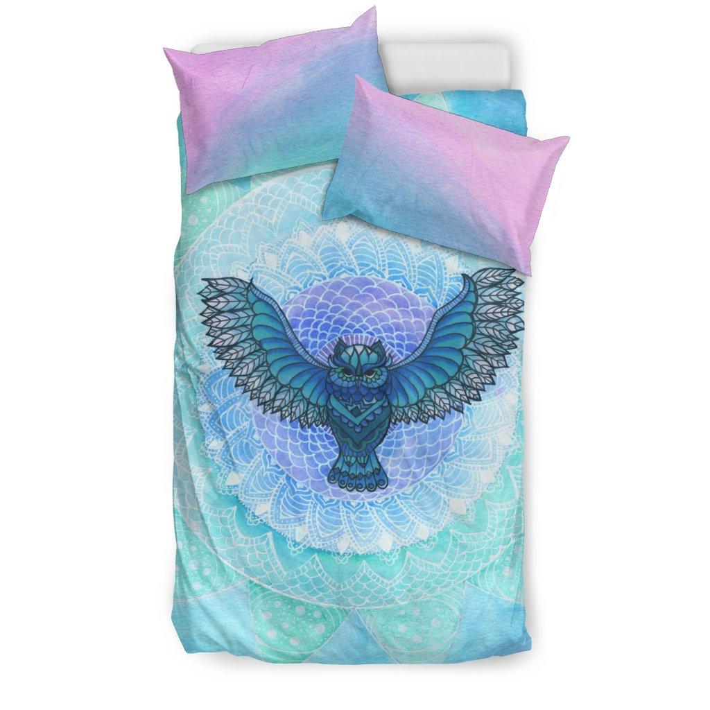 Owl Mandala Bedding Set
