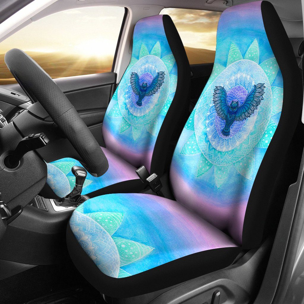 Owl Mandala Car Seat Covers