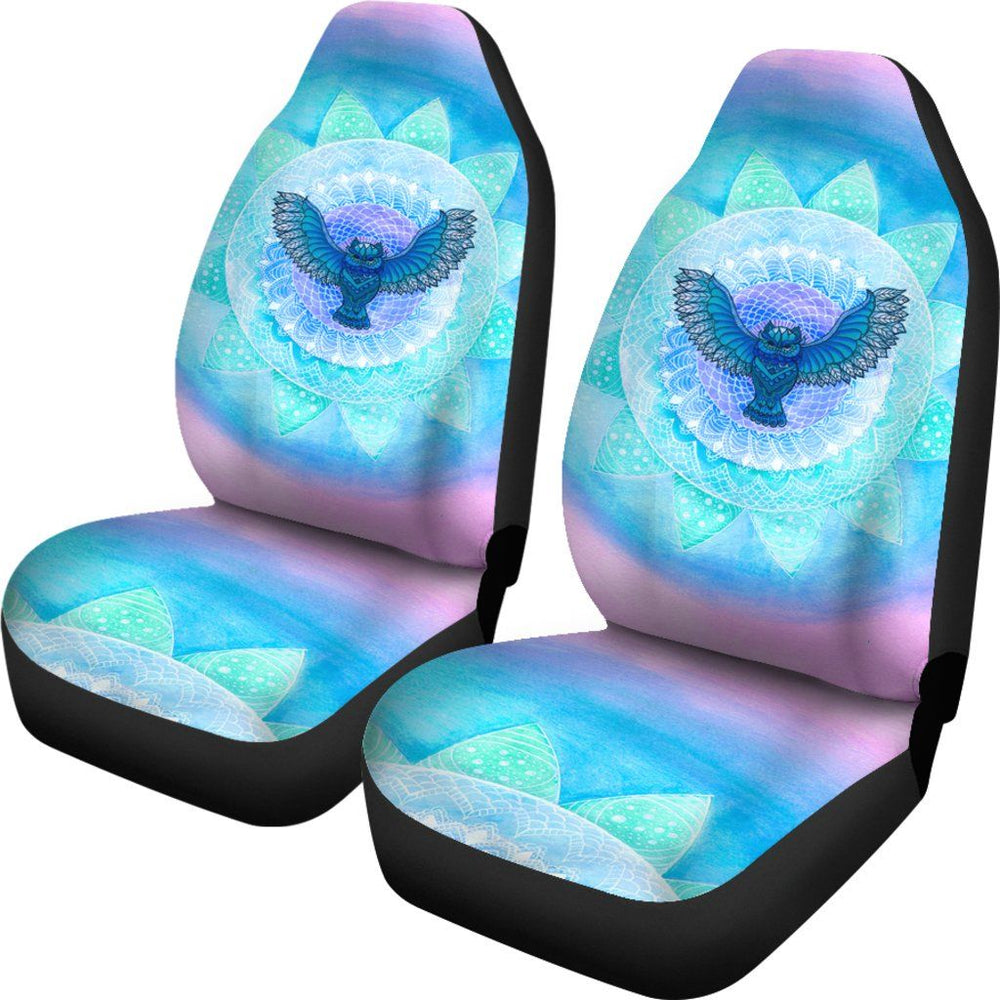 Owl Mandala Car Seat Covers