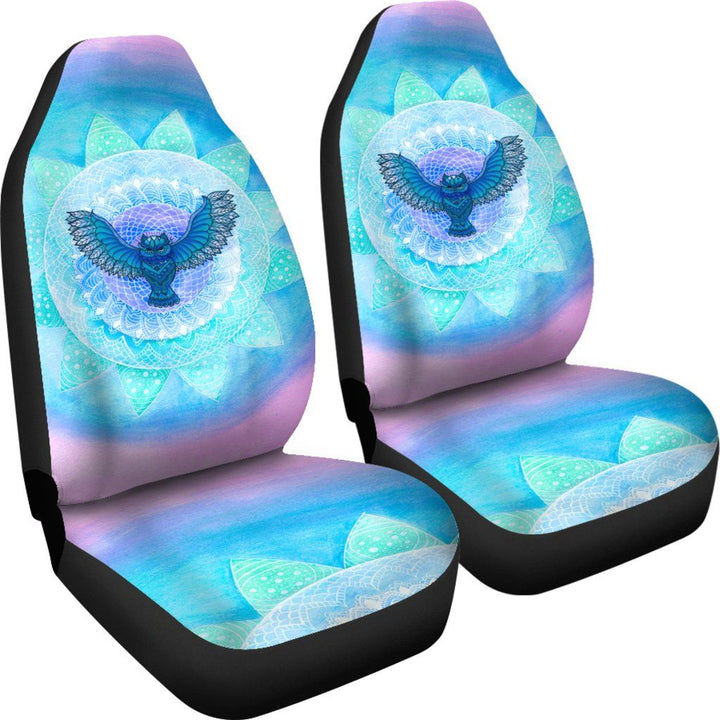 Owl Mandala Car Seat Covers