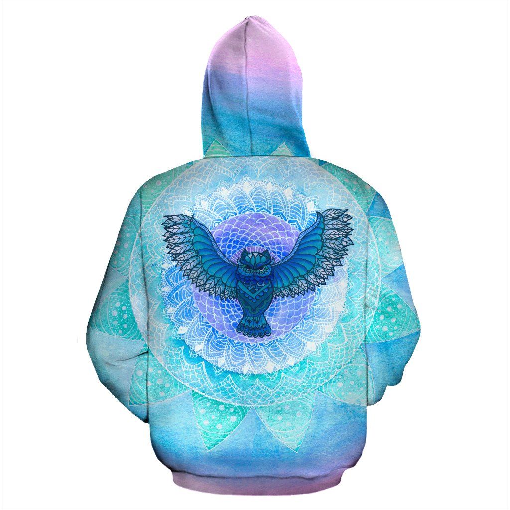 Owl Mandala Hoodie