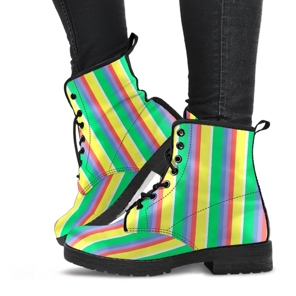 Pastel Strips Boots