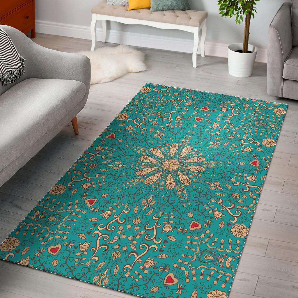 Peace Of Mind Mandala Area Rug