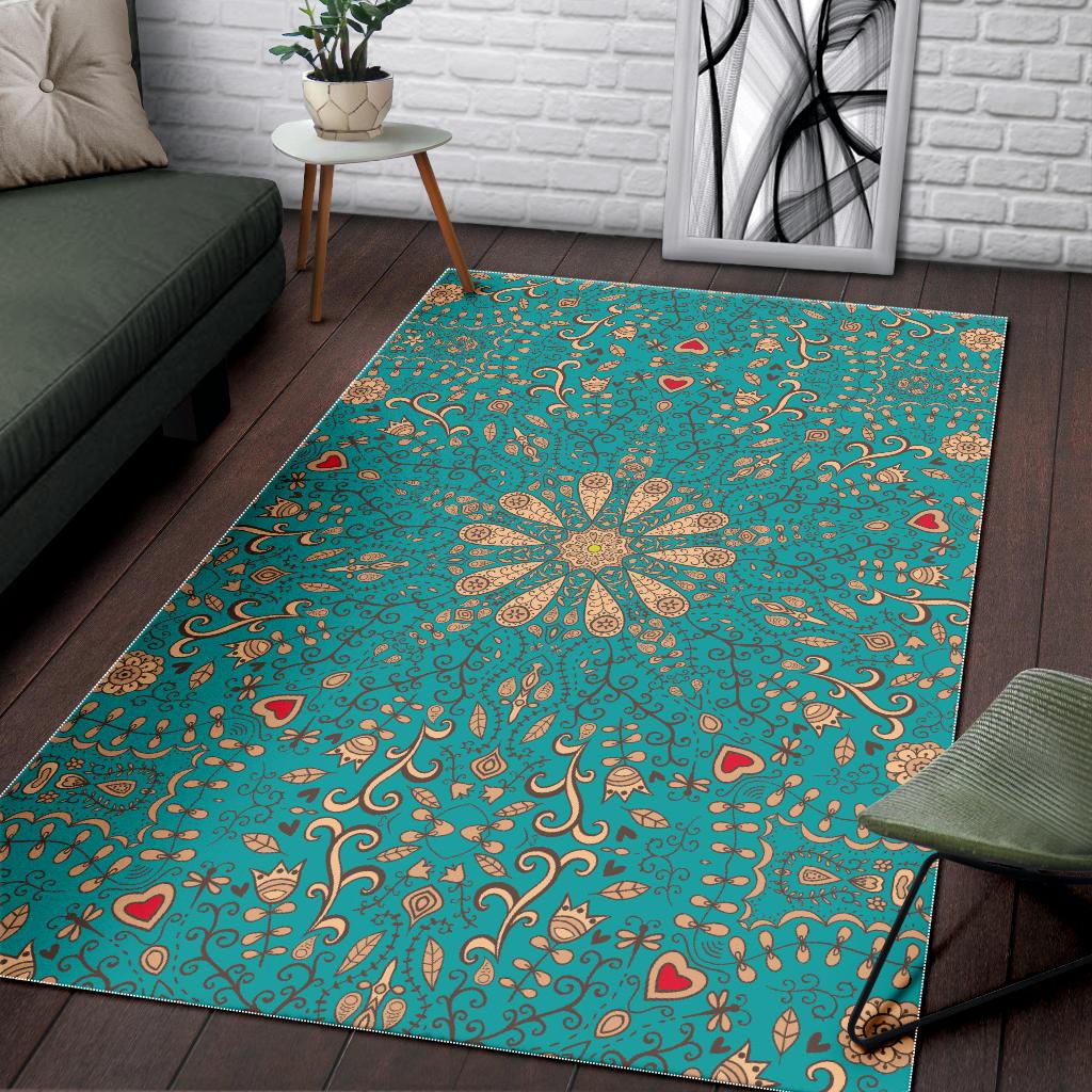 Peace Of Mind Mandala Area Rug
