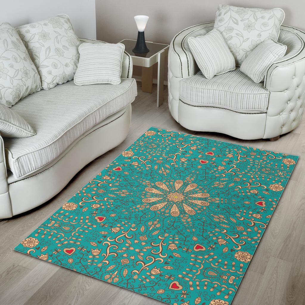 Peace Of Mind Mandala Area Rug