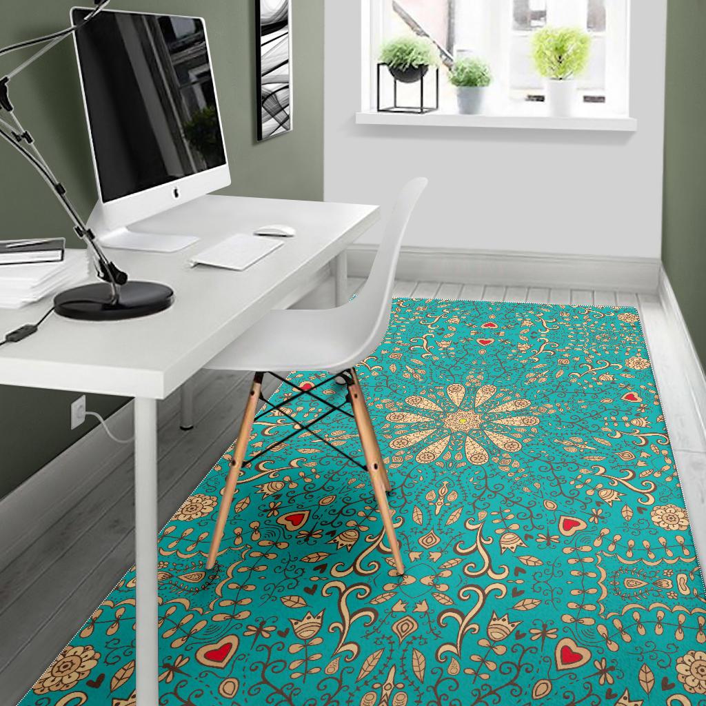 Peace Of Mind Mandala Area Rug