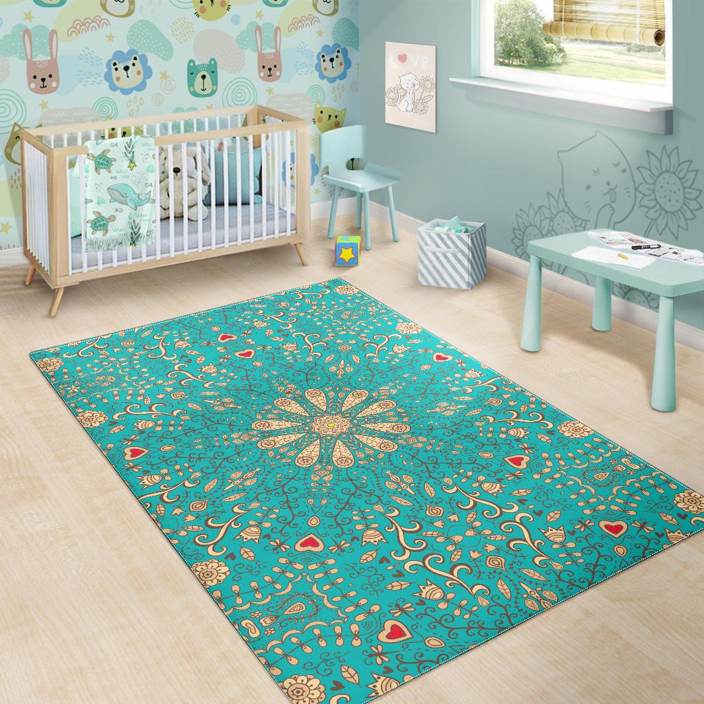 Peace Of Mind Mandala Area Rug