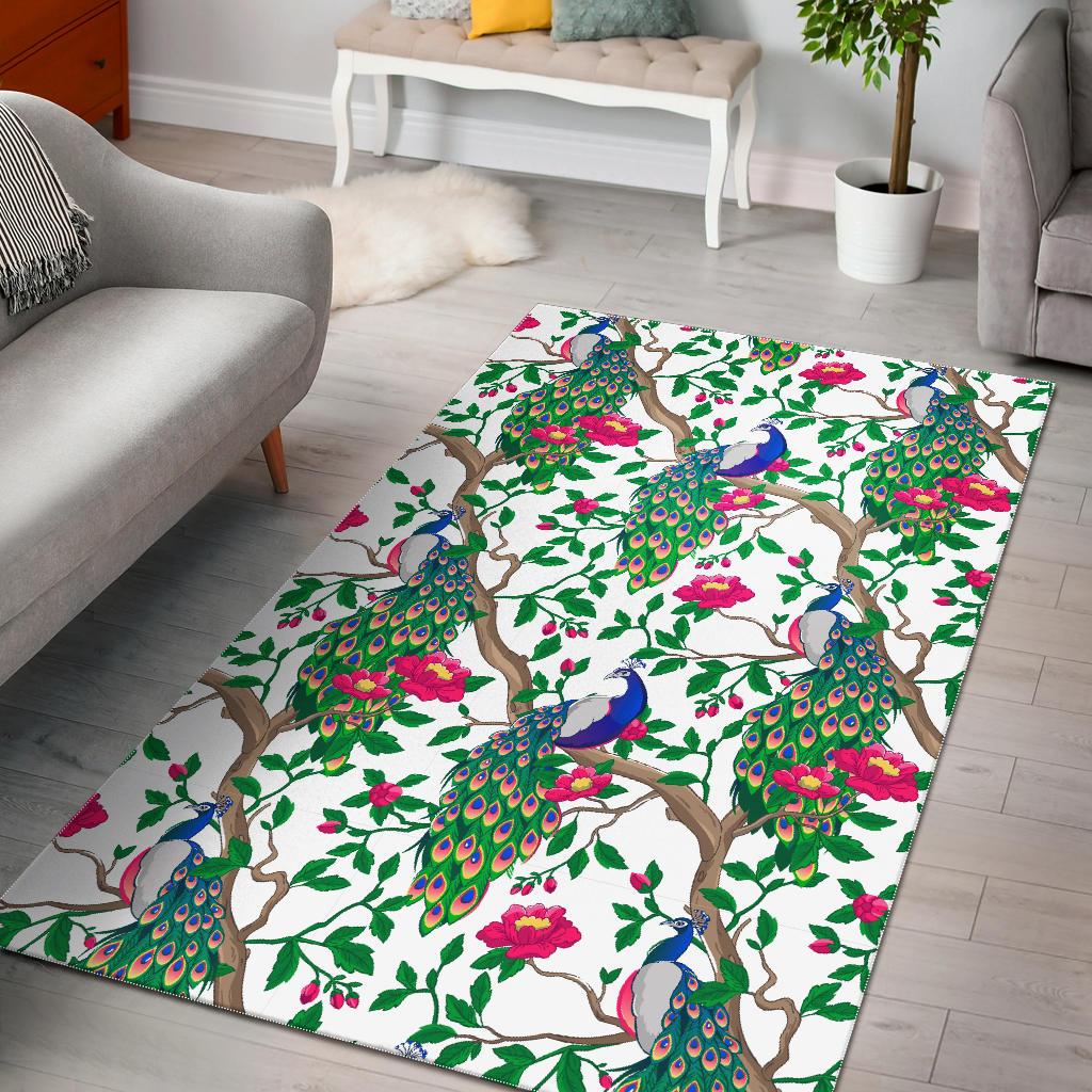 Peacock Area Rug