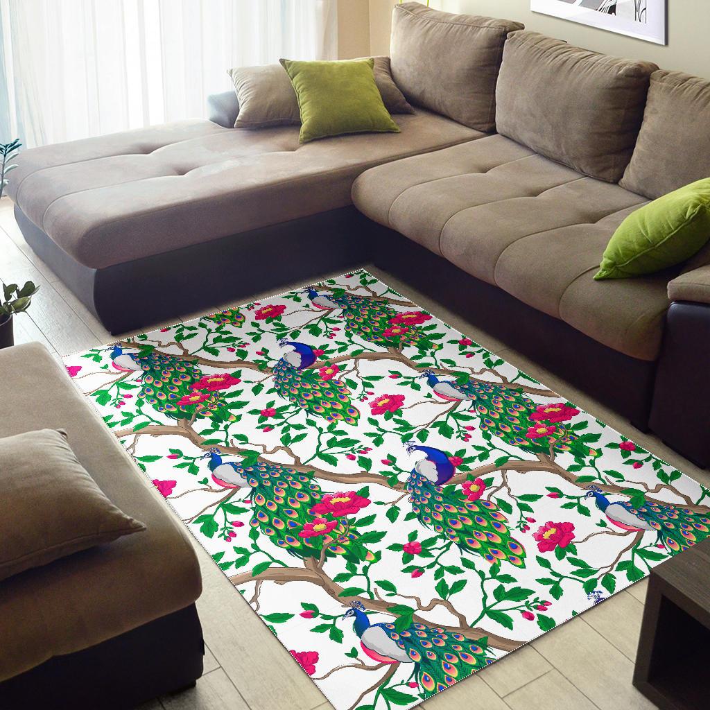Peacock Area Rug