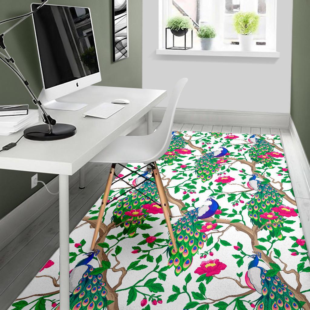 Peacock Area Rug