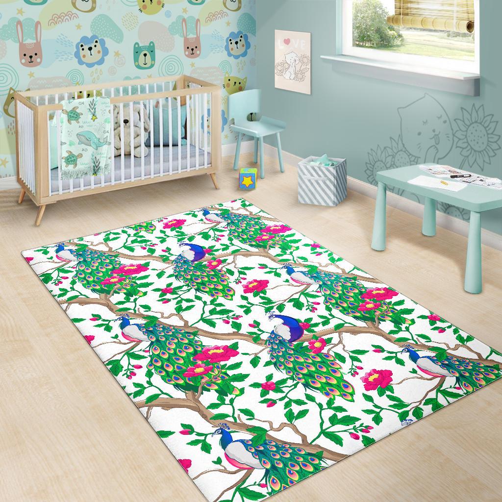 Peacock Area Rug