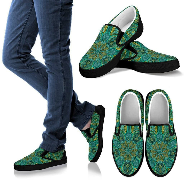 Power Mandala Slip Ons