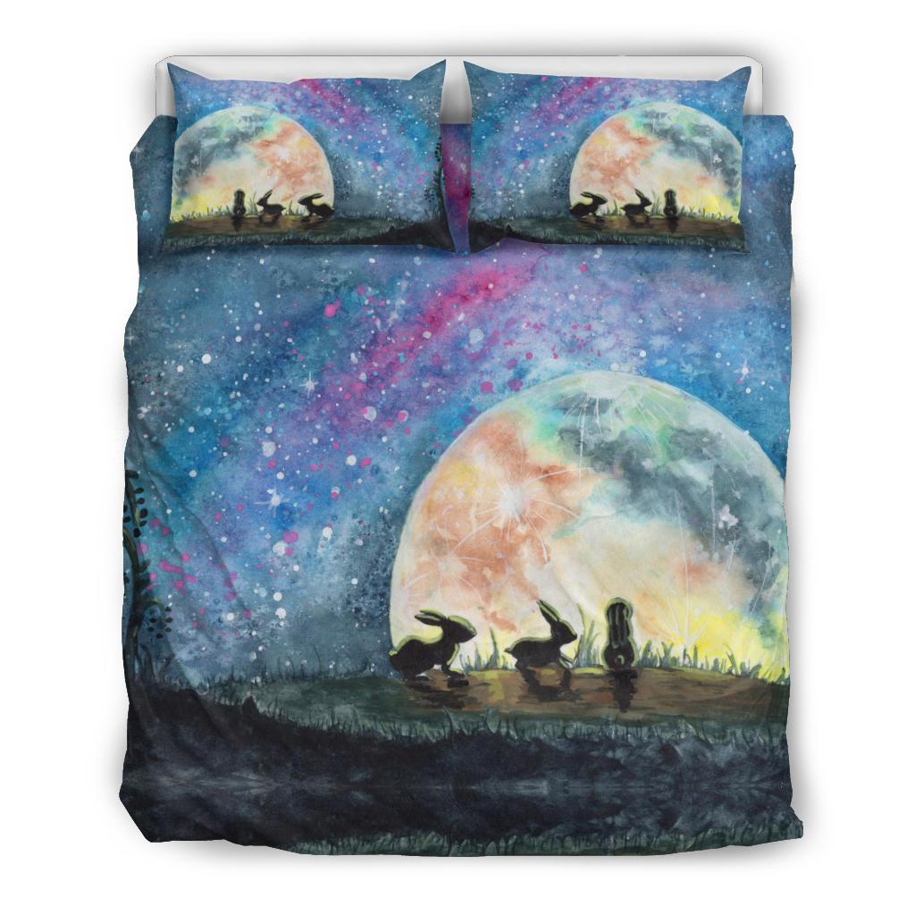Rabbit Moon Bedding Set