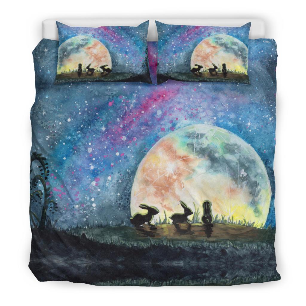 Rabbit Moon Bedding Set