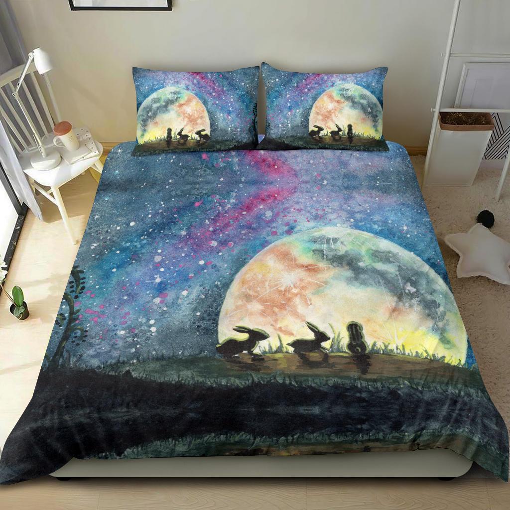 Rabbit Moon Bedding Set