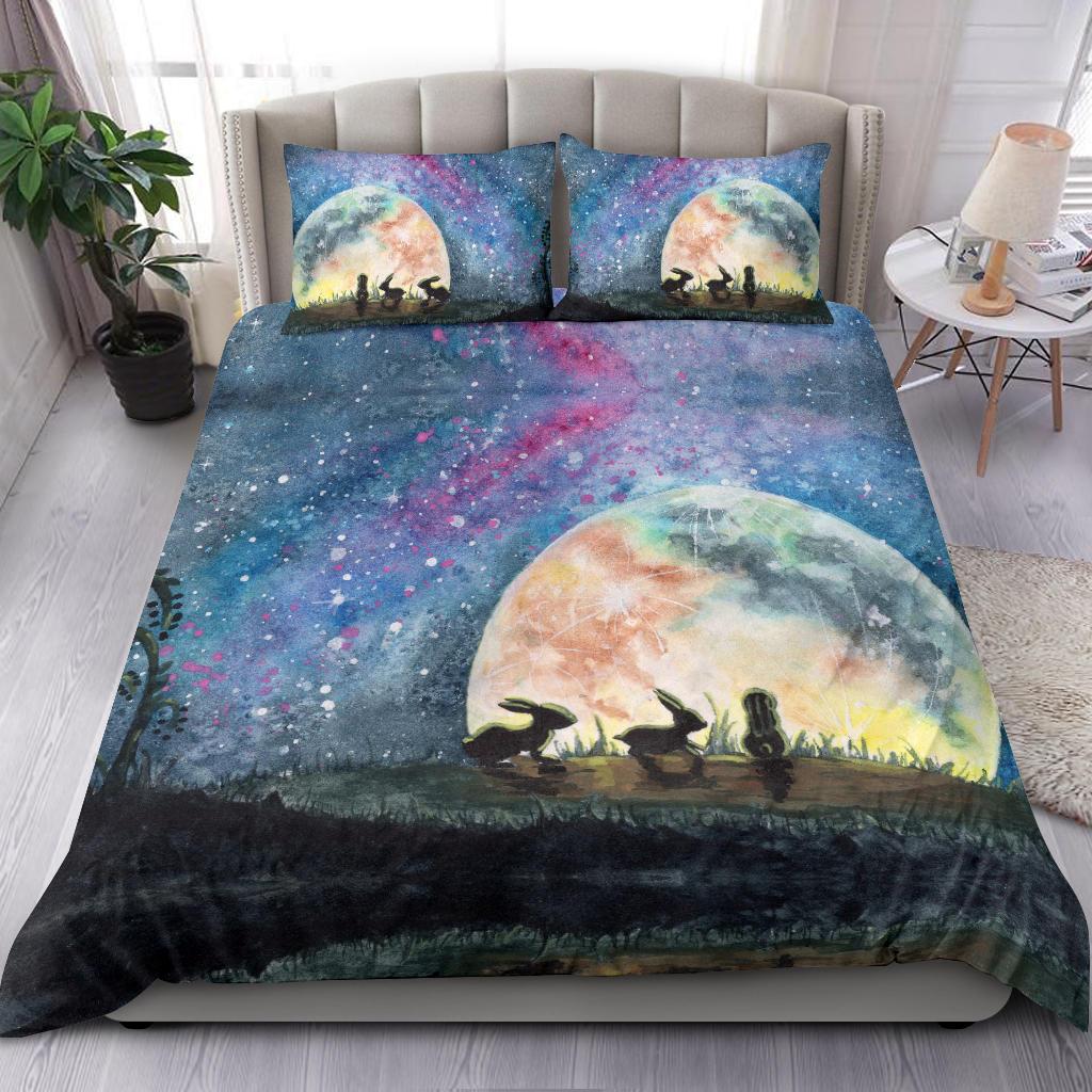 Rabbit Moon Bedding Set