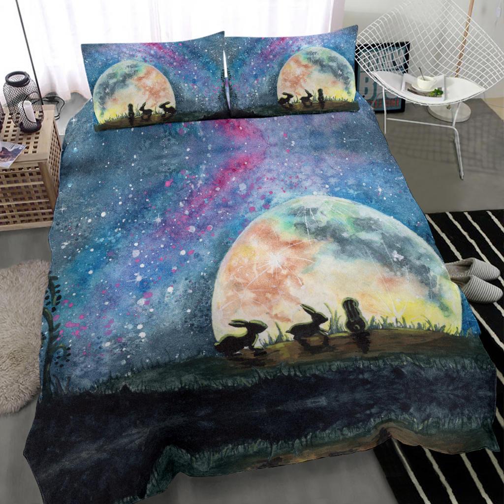 Rabbit Moon Bedding Set