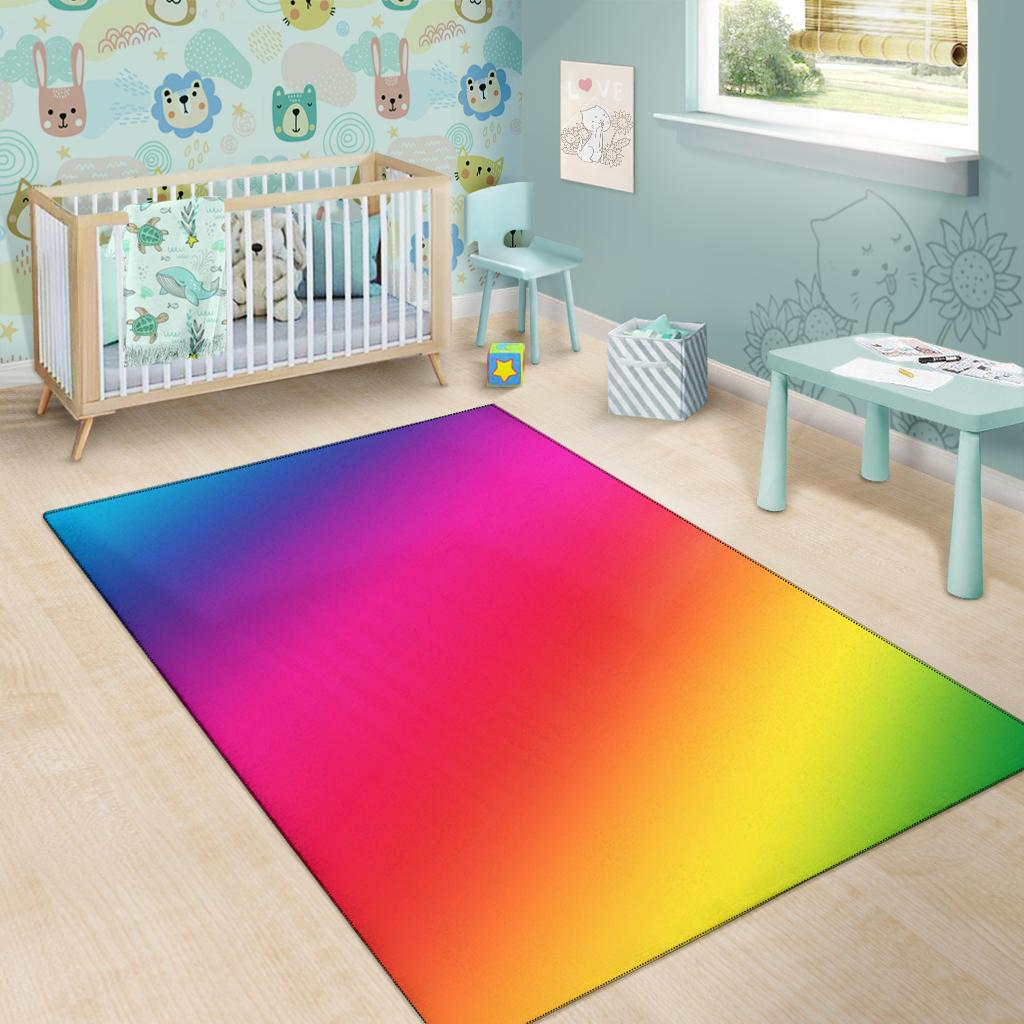 Rainbow Area Rug