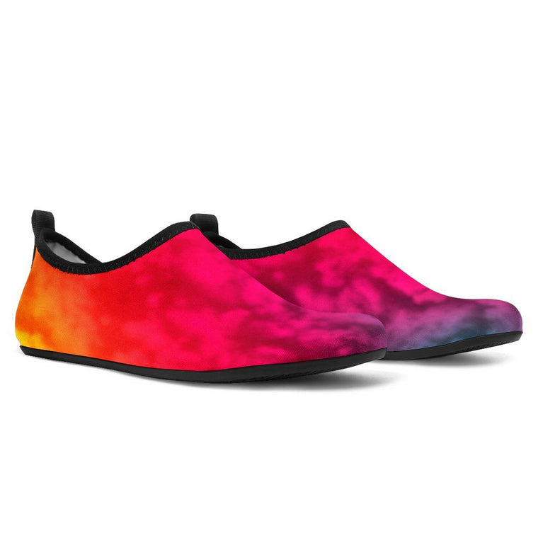 Rainbow Clouds Aqua Shoes