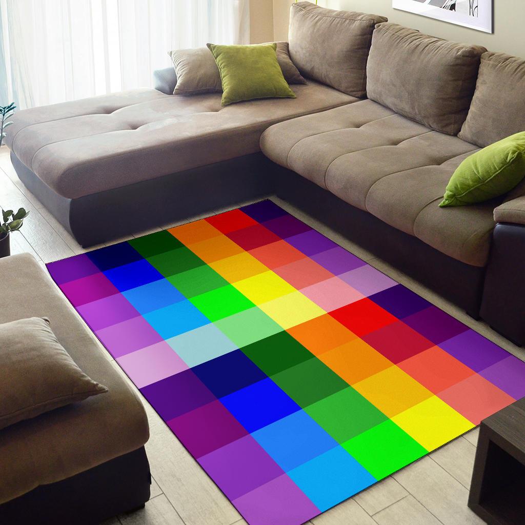 Rainbow Spectrum Area Rug