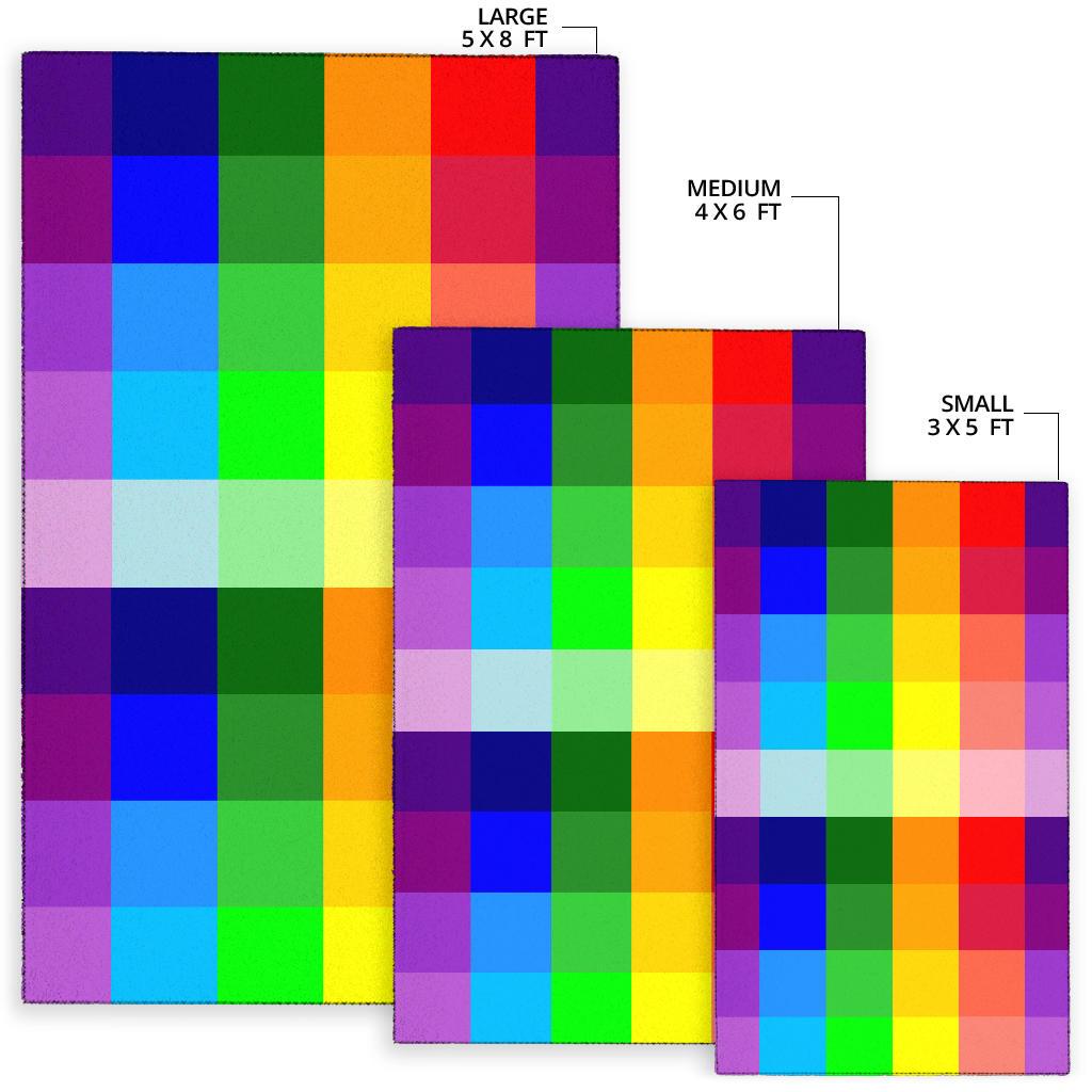 Rainbow Spectrum Area Rug