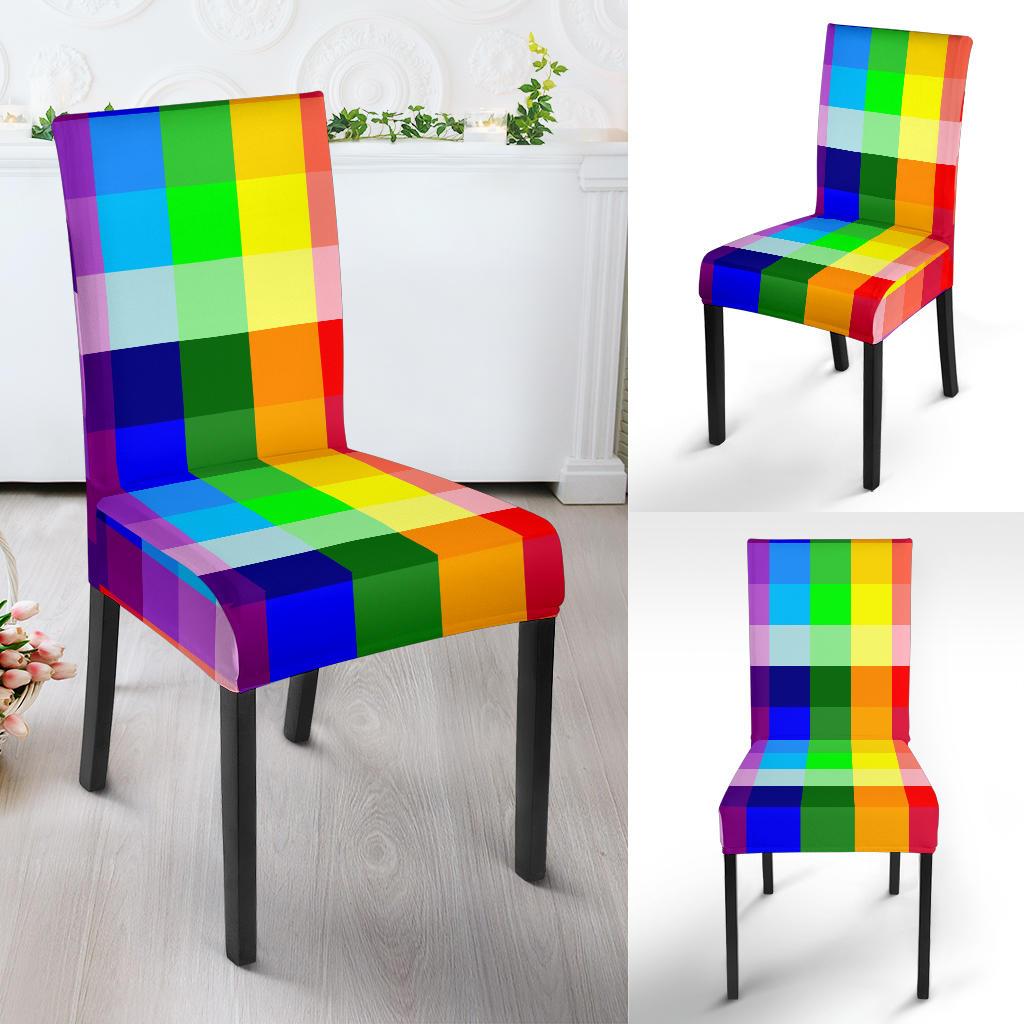 Rainbow Spectrum Dining Chair Slipcoevr