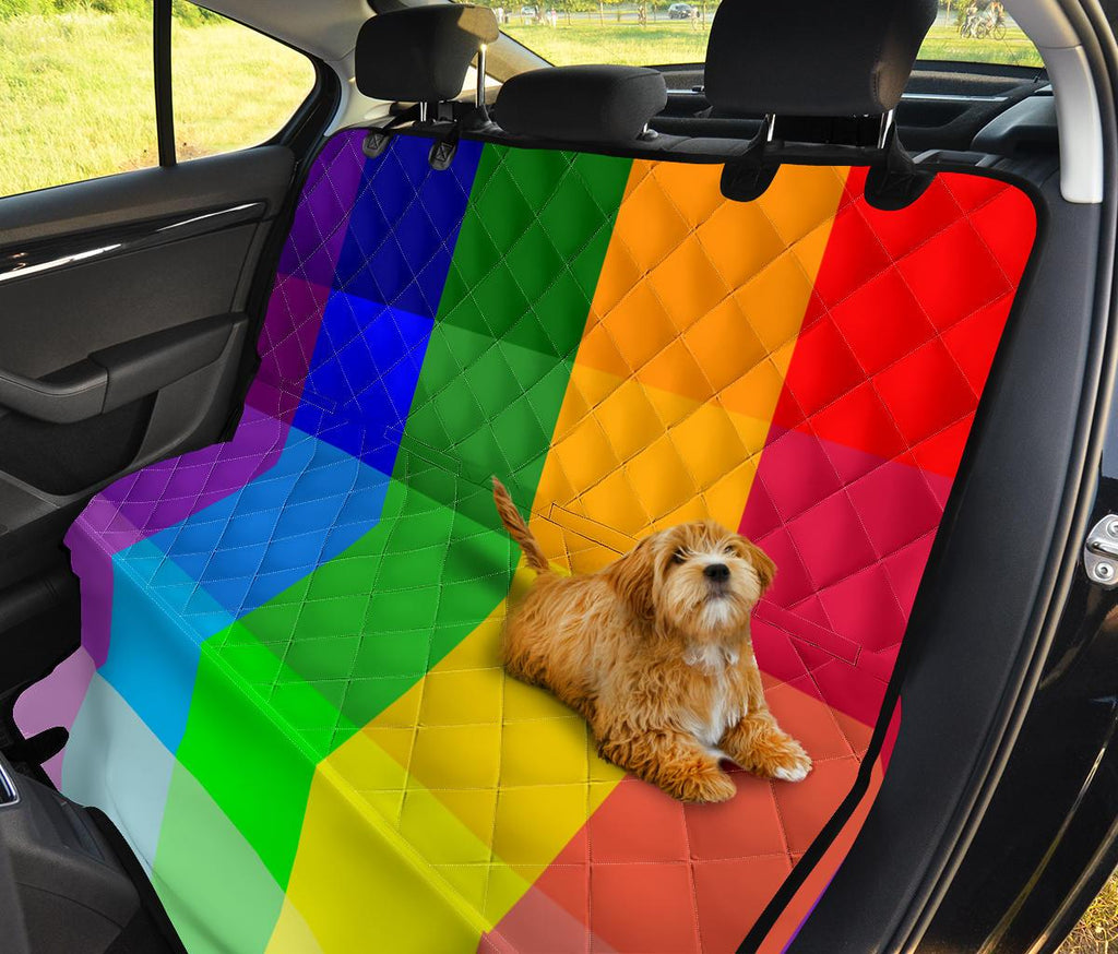 Rainbow Spectrum Pet Seat Covers