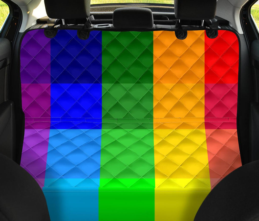 Rainbow Spectrum Pet Seat Covers