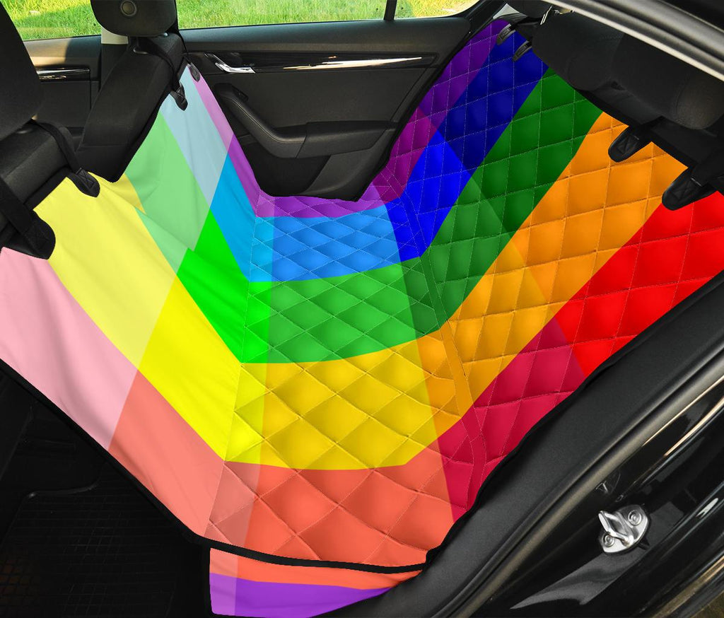 Rainbow Spectrum Pet Seat Covers