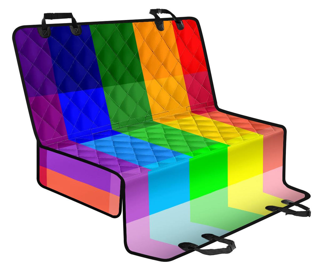 Rainbow Spectrum Pet Seat Covers
