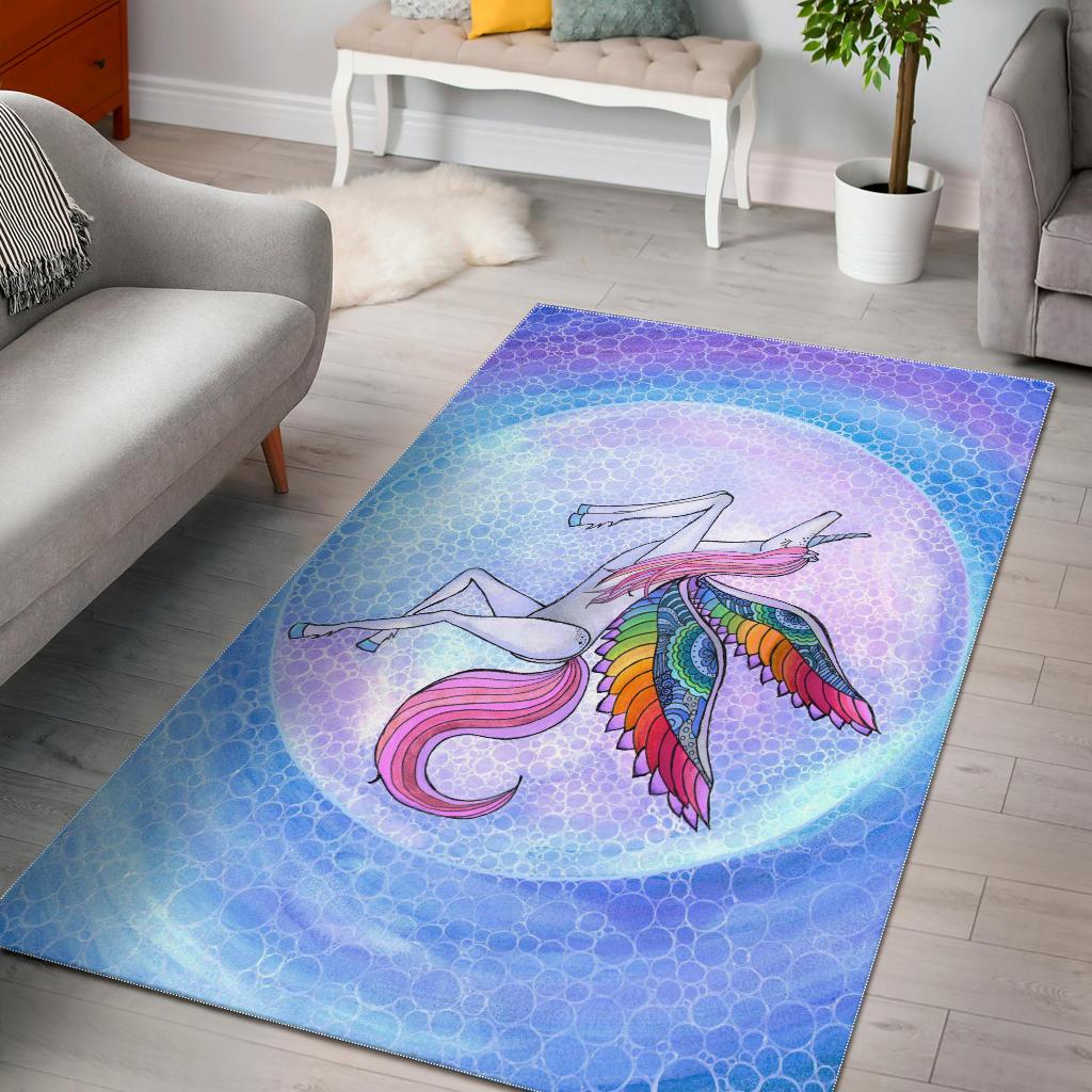 Rainbow Unicorn Area Rug