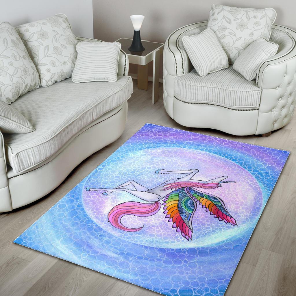 Rainbow Unicorn Area Rug