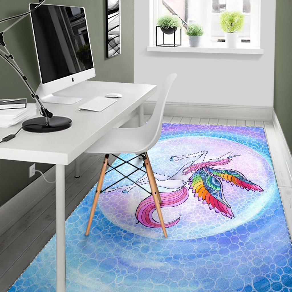 Rainbow Unicorn Area Rug