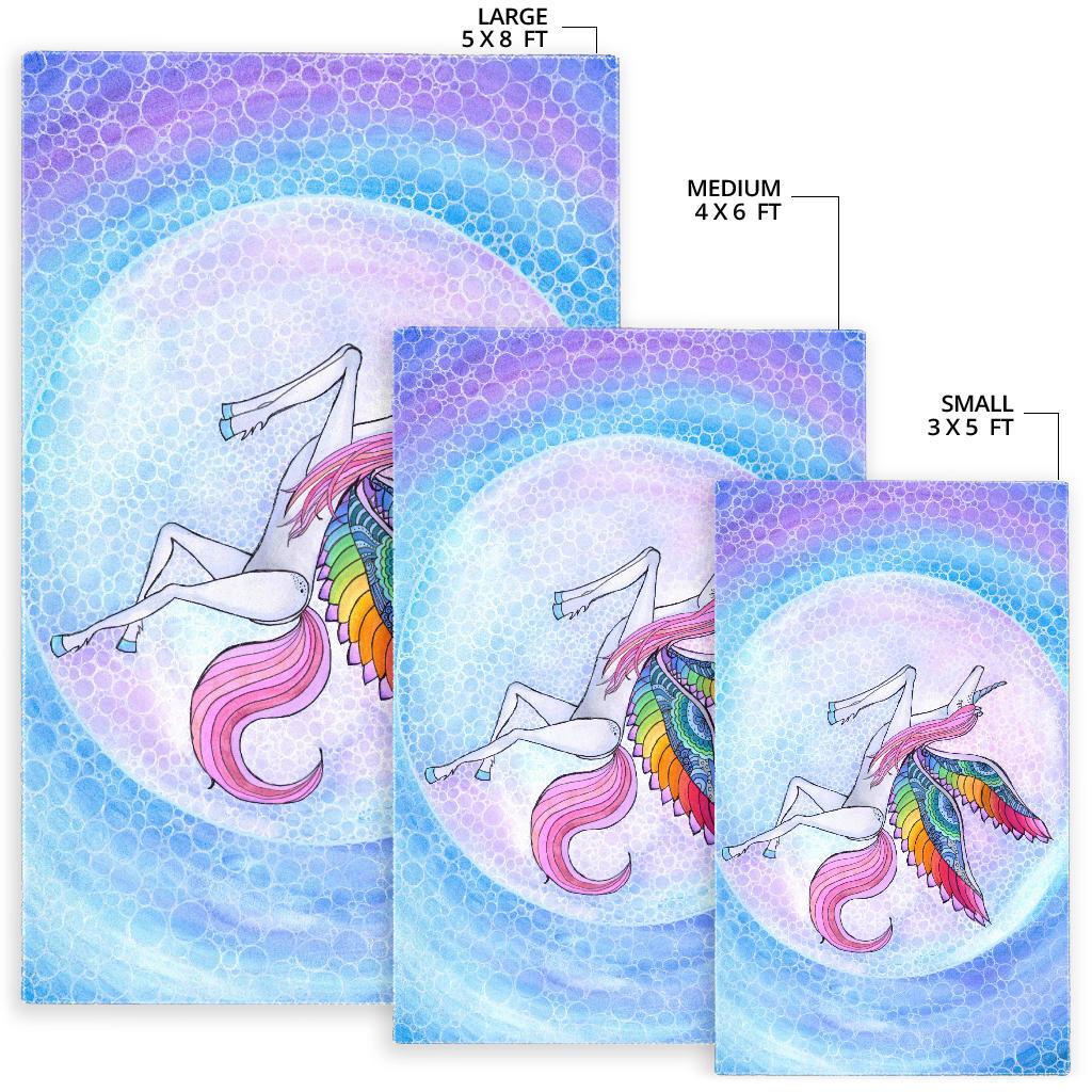 Rainbow Unicorn Area Rug