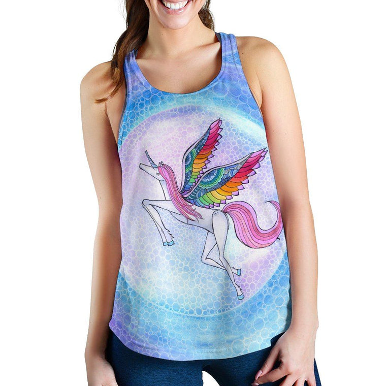 Rainbow Unicorn Women's Tank