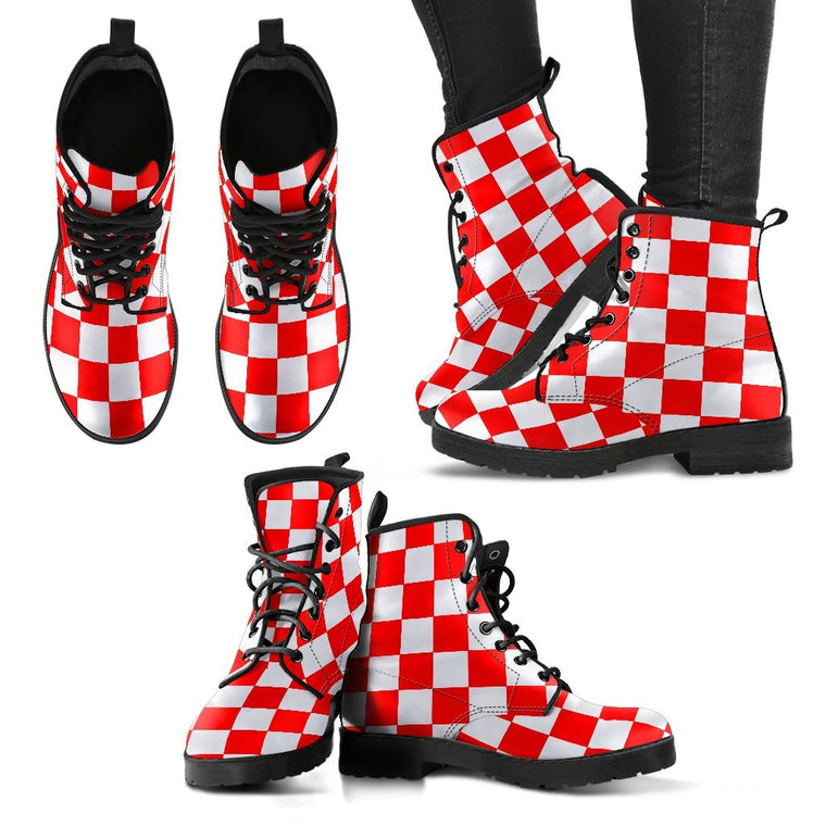 Red Chess Women's Boots