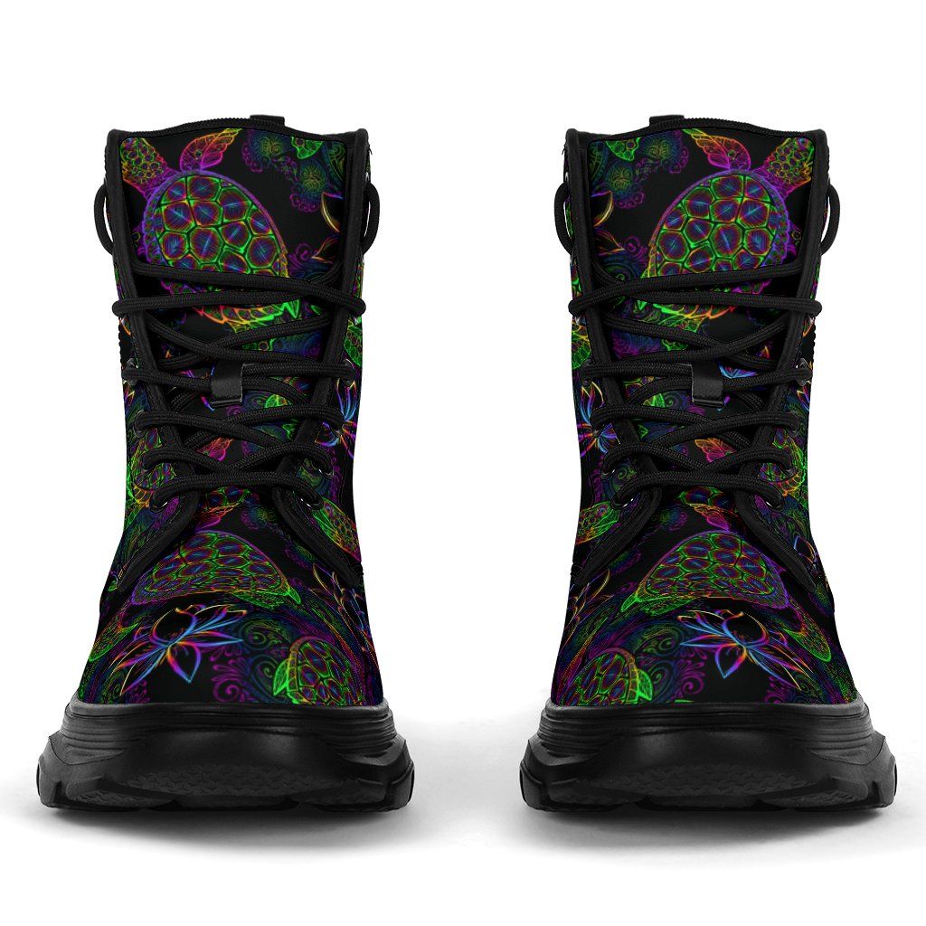 Sea Turtle Chunky Boots