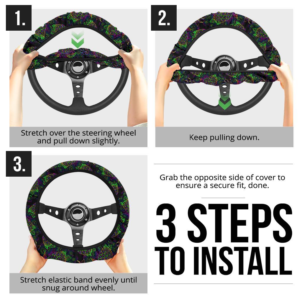 Sea Turtle Steering Wheel Cover