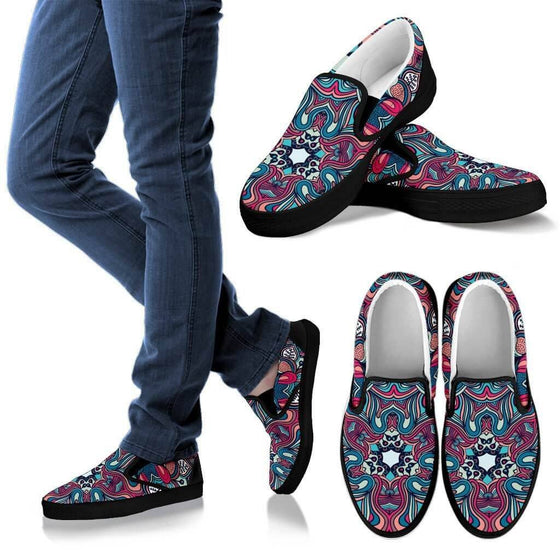 Shape Of Life Slip Ons