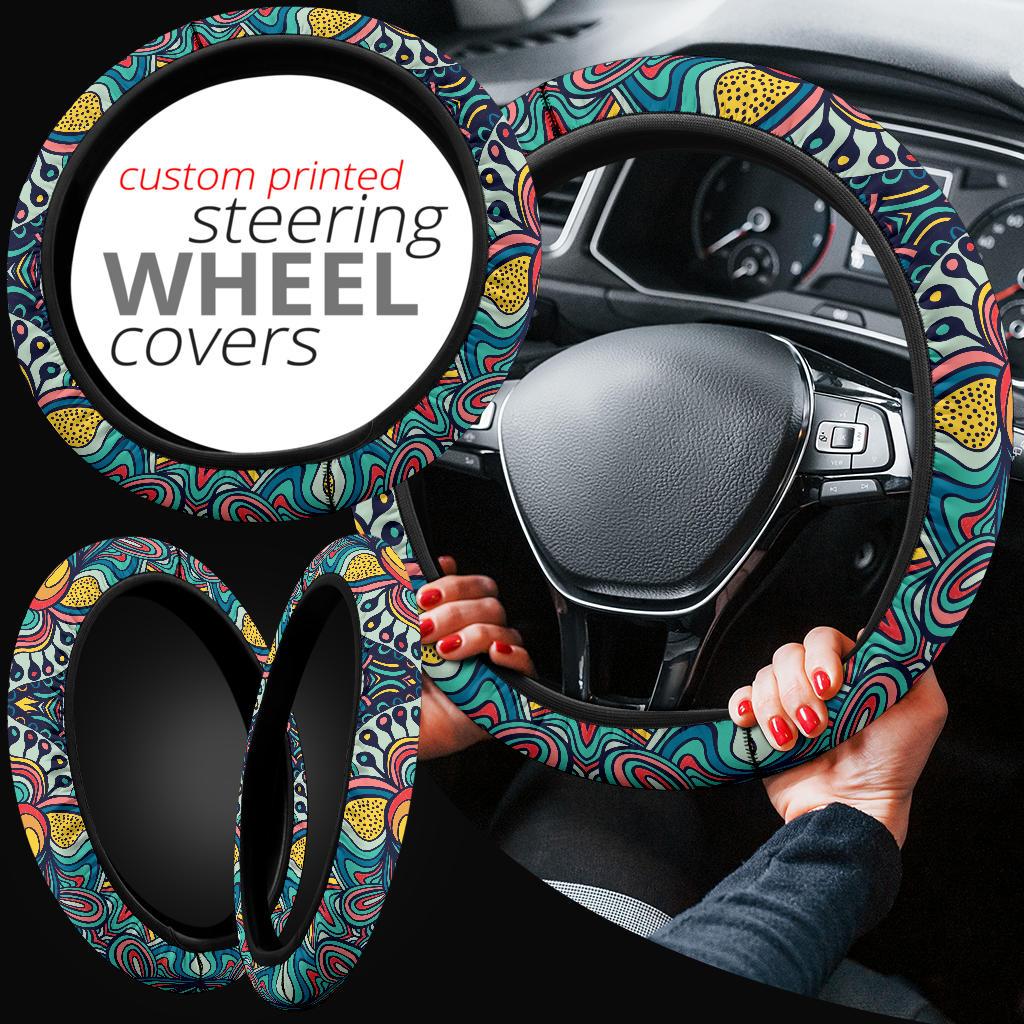 Shapes Steering Wheel Cover